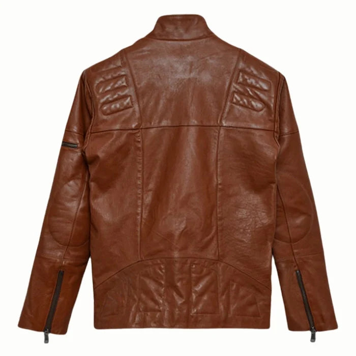 Men's Brown Eclipse Biker Leather Jacket