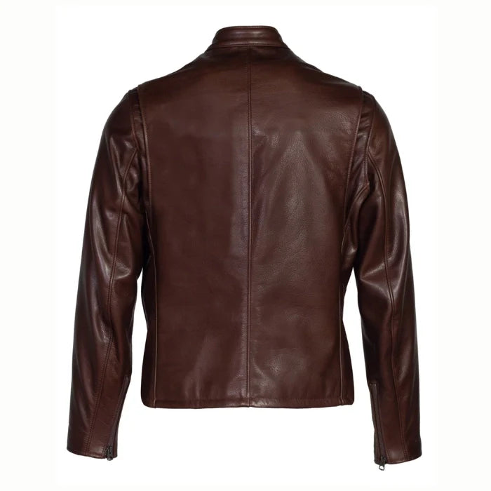 Men's Dark Brown Onyx Leather Jacket