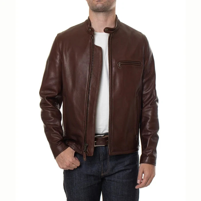 Men's Dark Brown Onyx Leather Jacket