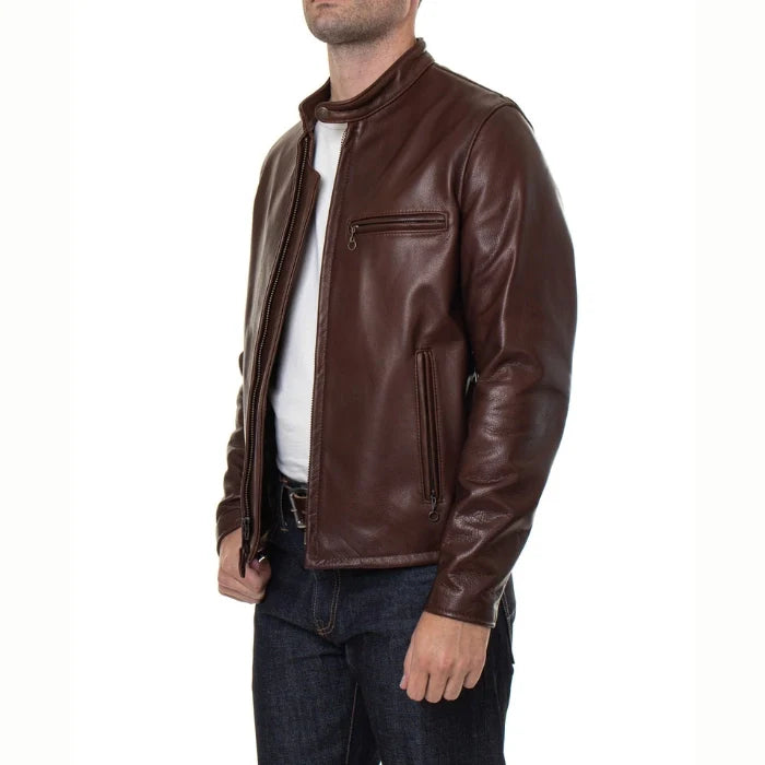 Men's Dark Brown Onyx Leather Jacket